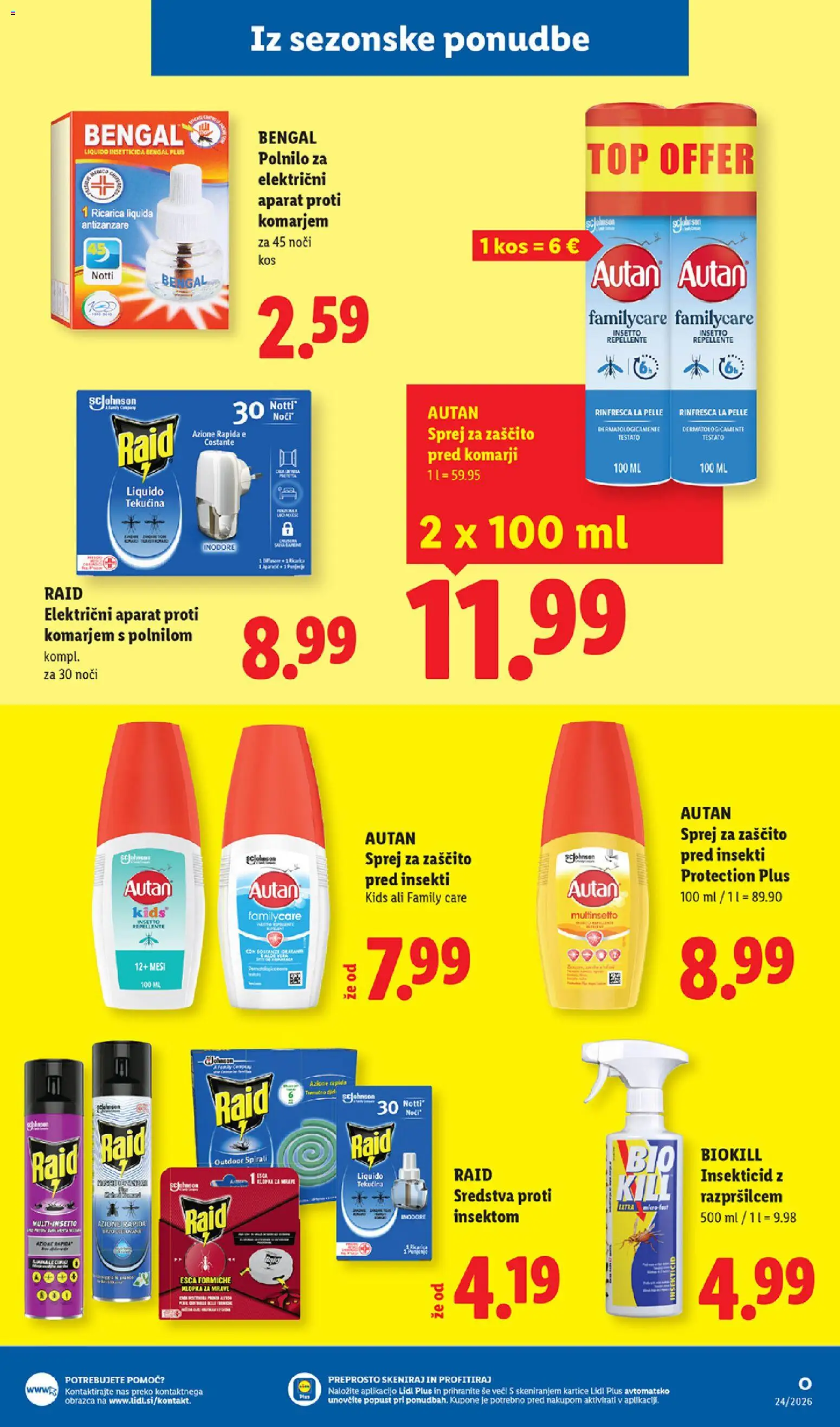 Novi Lidl katalog ponudbe – veljaven od 11.06.2026 | Stran: 41 | Izdelki: Kos