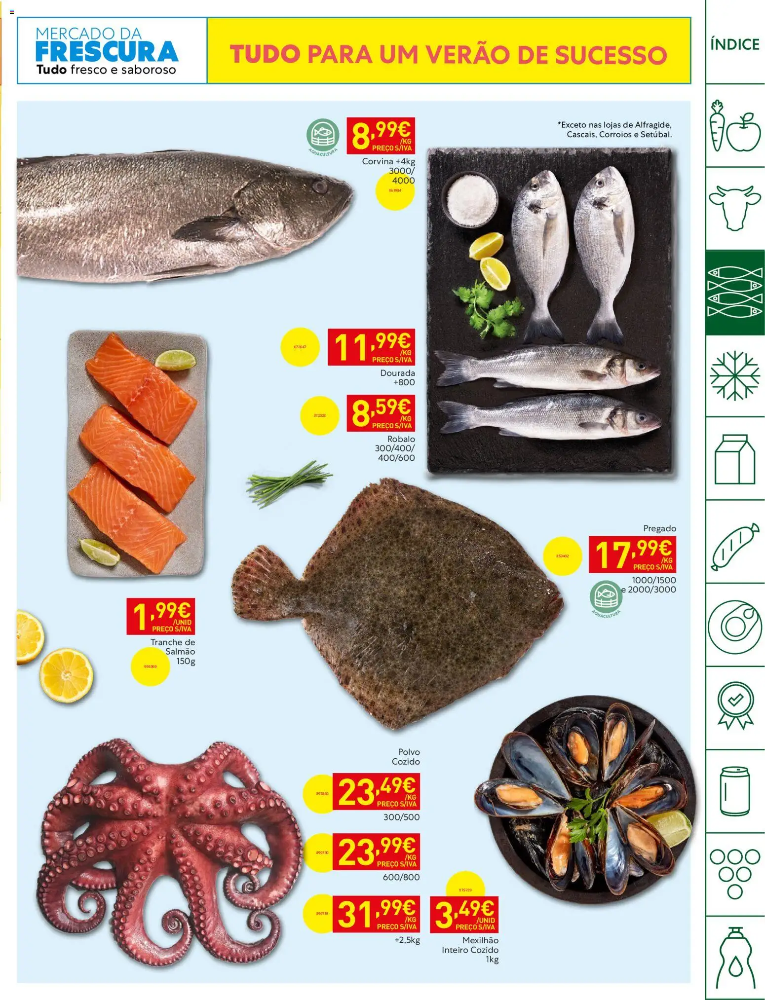 Recheio Horeca │ válido de 14/07/2026 | Página: 7 | Produtos: Dourada, Polvo, Salmão