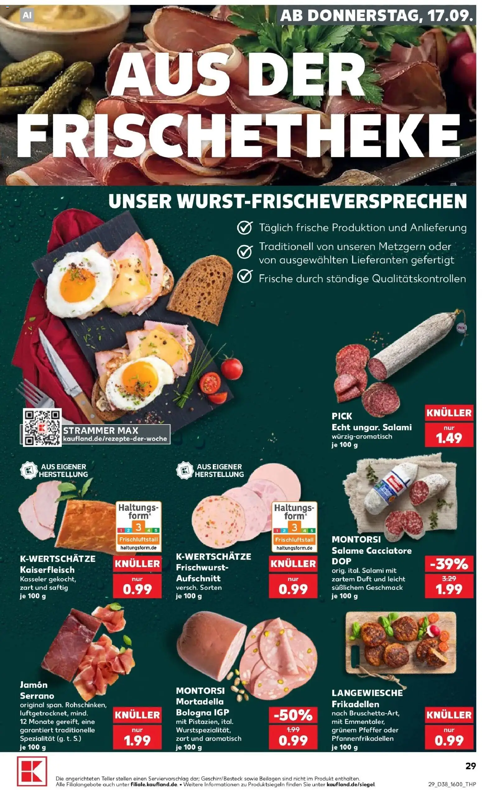 Prospekt Kaufland ab 14.09.2026 » Angebote Online zum Blättern | Seite: 41 | Produkte: Beilagen, Duft, Pfeffer, Salami