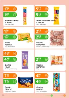 Pogląd oferty "Eurocash gazetka" - ważna od 28.05.2026 | Strona: 55 | Produkty: Pierniki, Cynamon, Wafle, Milka