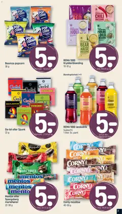Rema 1000 - Tilbudsavis uge 22 gyldig fra 26.05.2026 | Side: 3 | Produkter: Dressing, Vingummi, Solbær, Rom