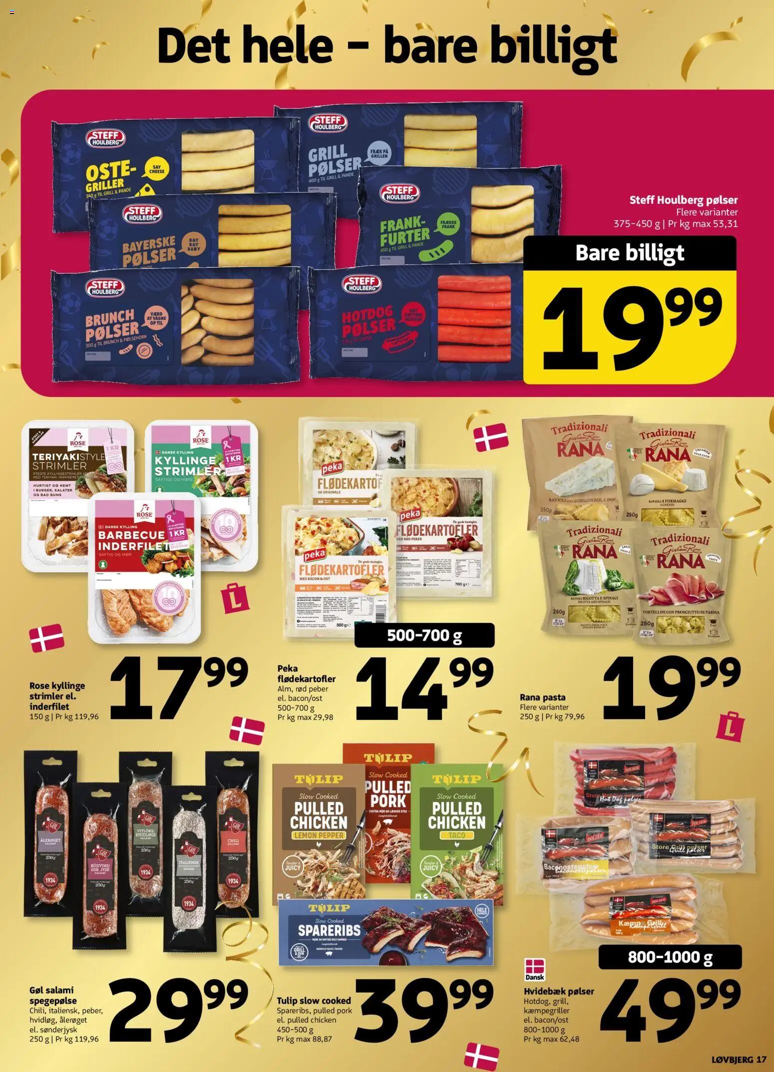 Løvbjerg tilbudsavis – gyldig fra 02/10/2026 | Side: 17 | Produkter: Pasta, Gorgonzola, Taco, Grill