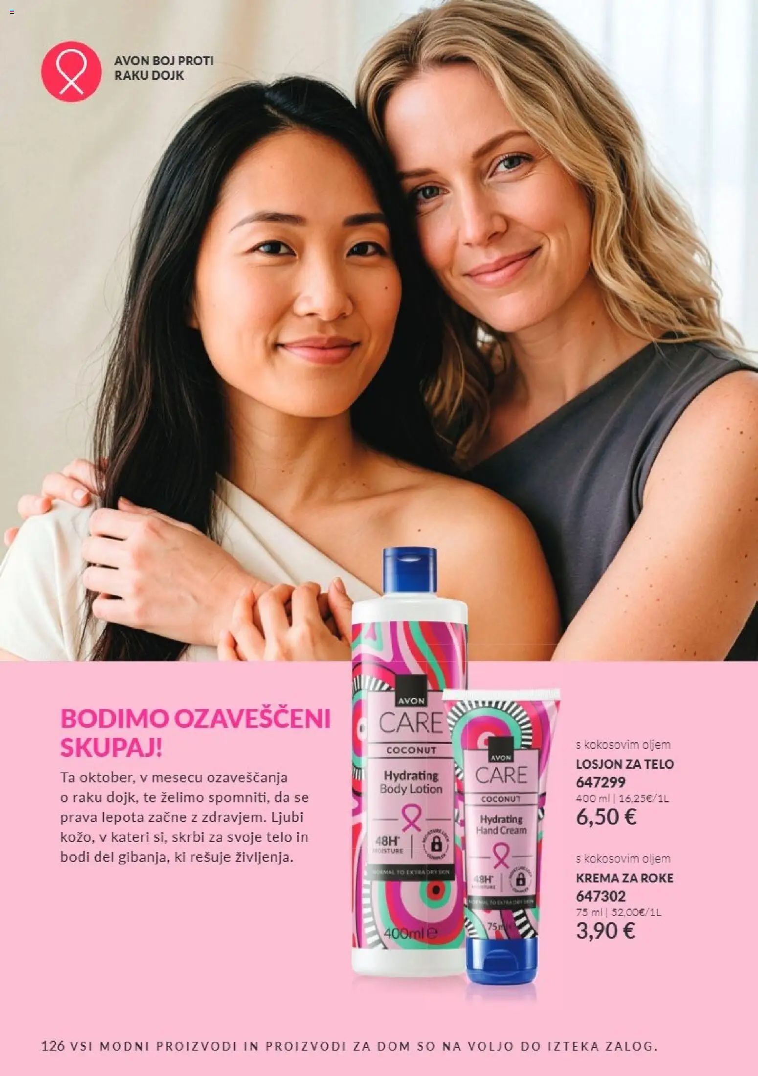 Novi Avon katalog ponudbe – veljaven od 01.10.2026 | Stran: 126 | Izdelki: Krema, Krema za roke