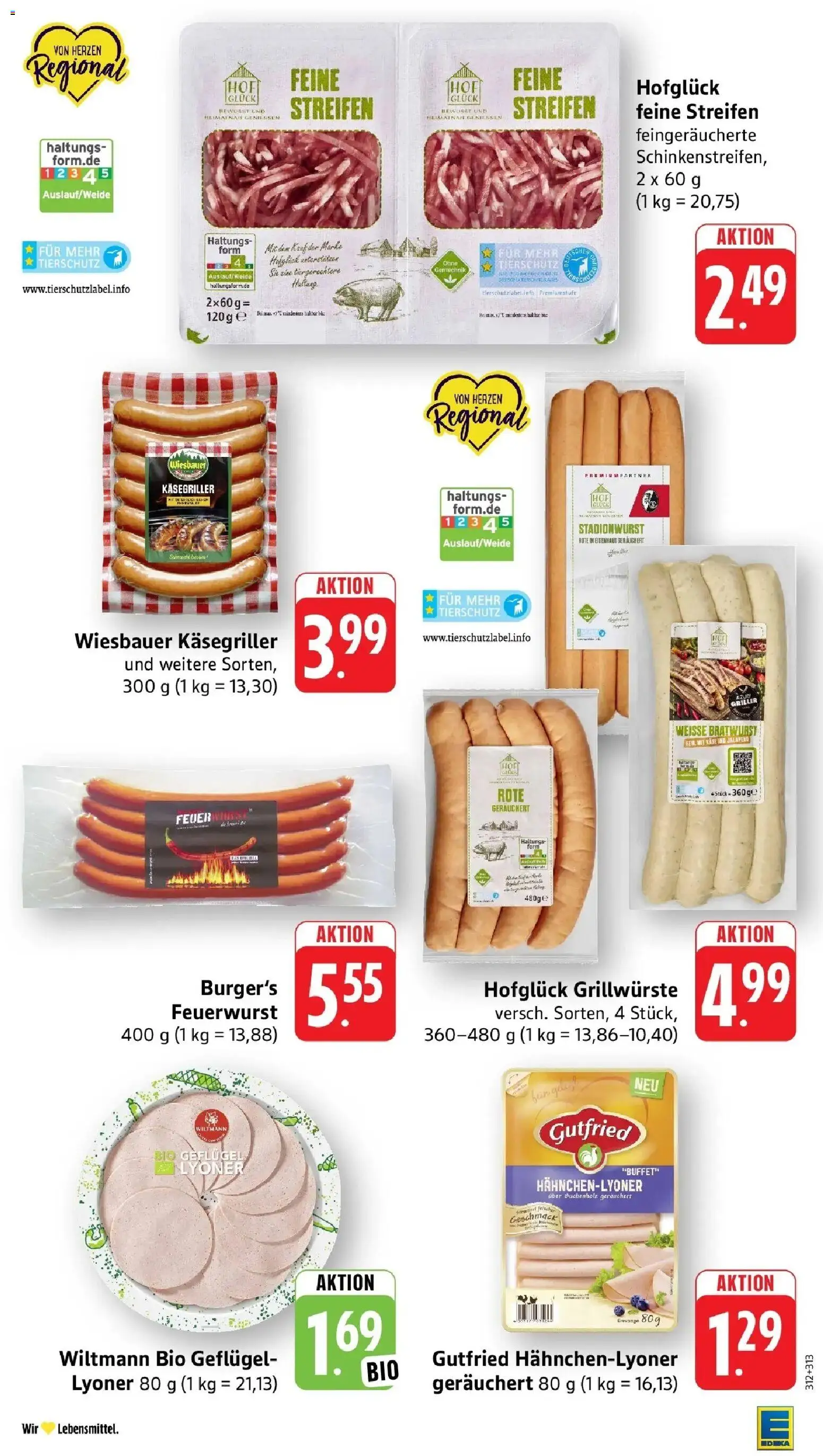 Edeka Prospekt Laufenburg – gültig ab 13.07.2026 | Seite: 15 | Produkte: Käse, Bratwurst, Griller
