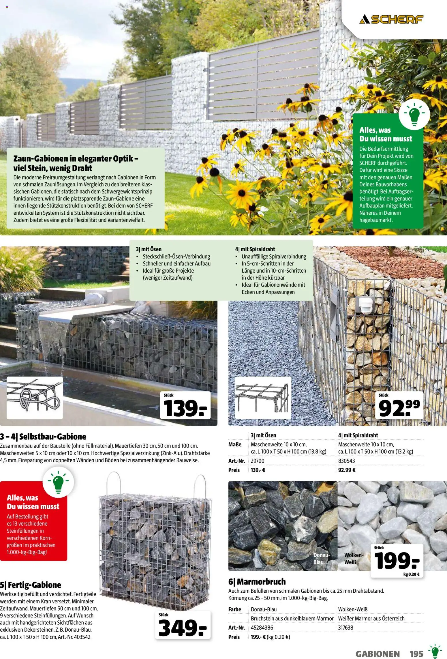Hagebau Gartenjahr gültig ab 13.03.2026 | Seite: 195