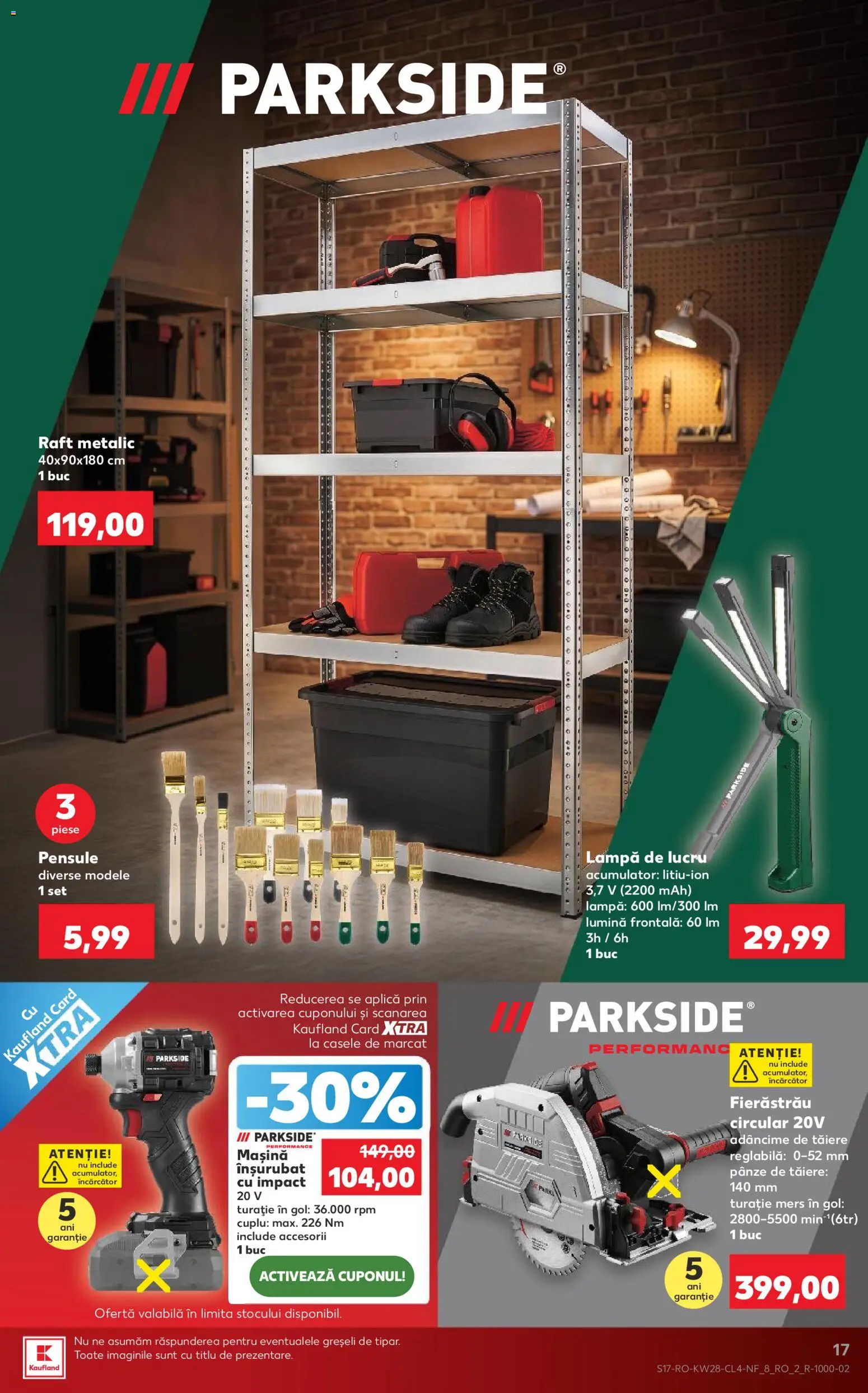 Noul catalog Kaufland – valabil de la 08.07.2026 | Pagină: 17 | Produse: Tavuk suyu, Încărcător, Raft, Peluş Köpek Yatağı
