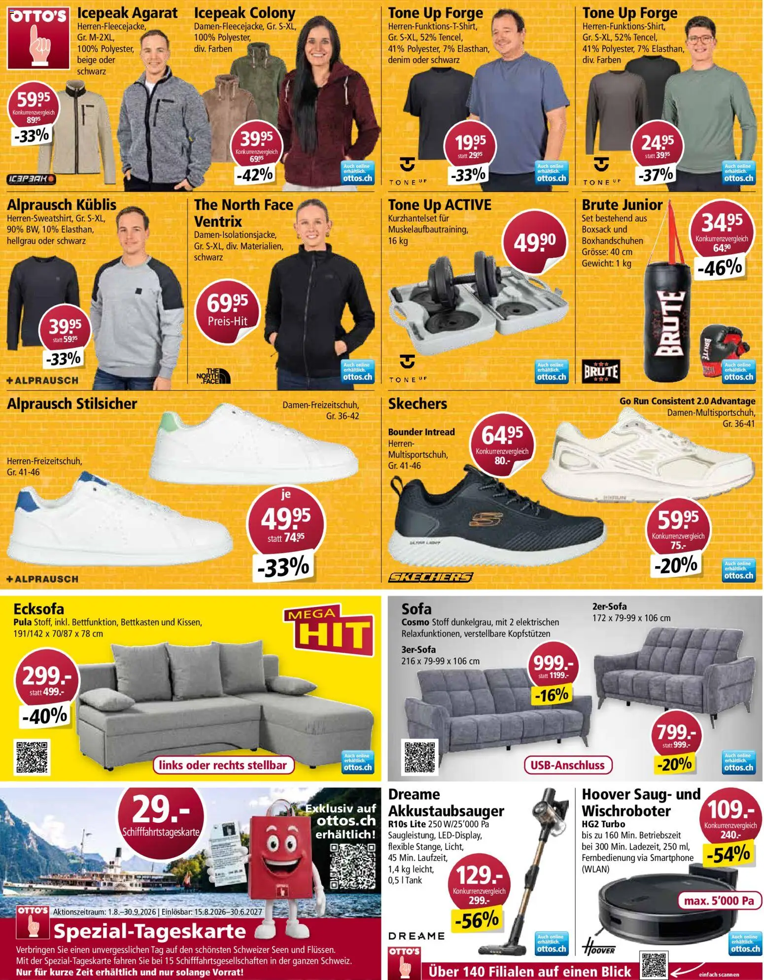 Otto's aktionen – gültig ab 18.08.2026 | Seite: 8 | Produkte: Sofa, Smartphone, Ecksofa, Gewicht