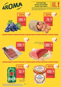Aroma Market katalog Vikend ponuda - pregled Aroma Market kataloga - važi od 06.08.2026