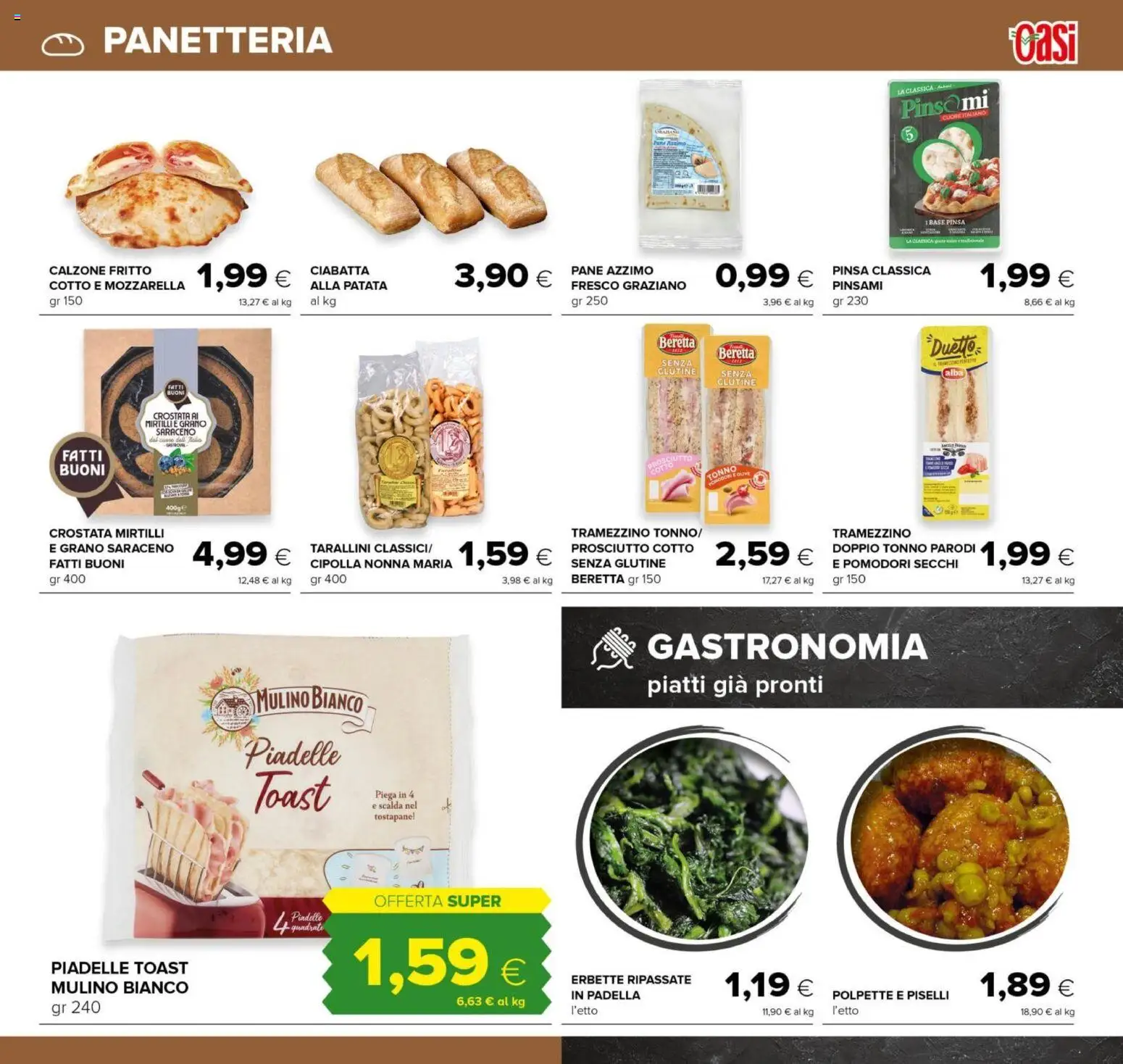 Volantino Oasi del 21.05.2026 | Pagina: 15 | Prodotti: Piselli, Padella, Tostapane, Pomodori secchi