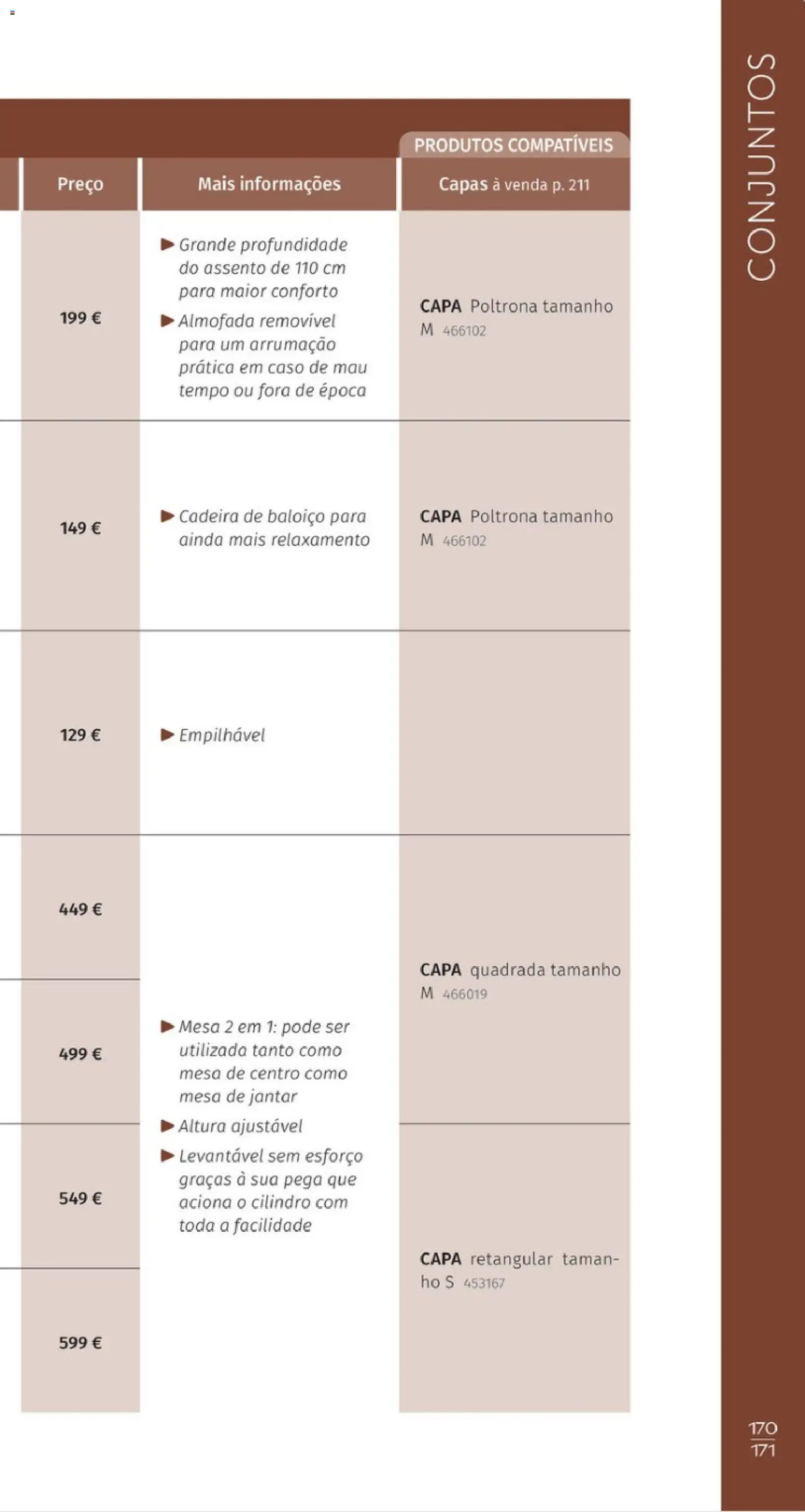 Hôma - Catálogo Hespéride │ válido de 11.05.2026 | Página: 341 | Produtos: Poltrona, Baloiço, Almofada, Mesa
