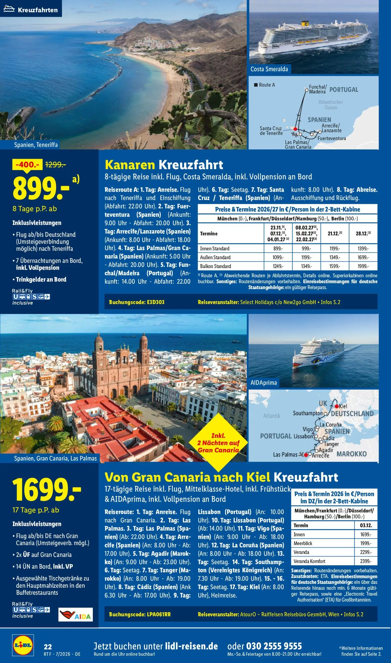 Lidl Reisen Prospekt – gültig ab 15.07.2026 | Seite: 22 | Produkte: Uhr