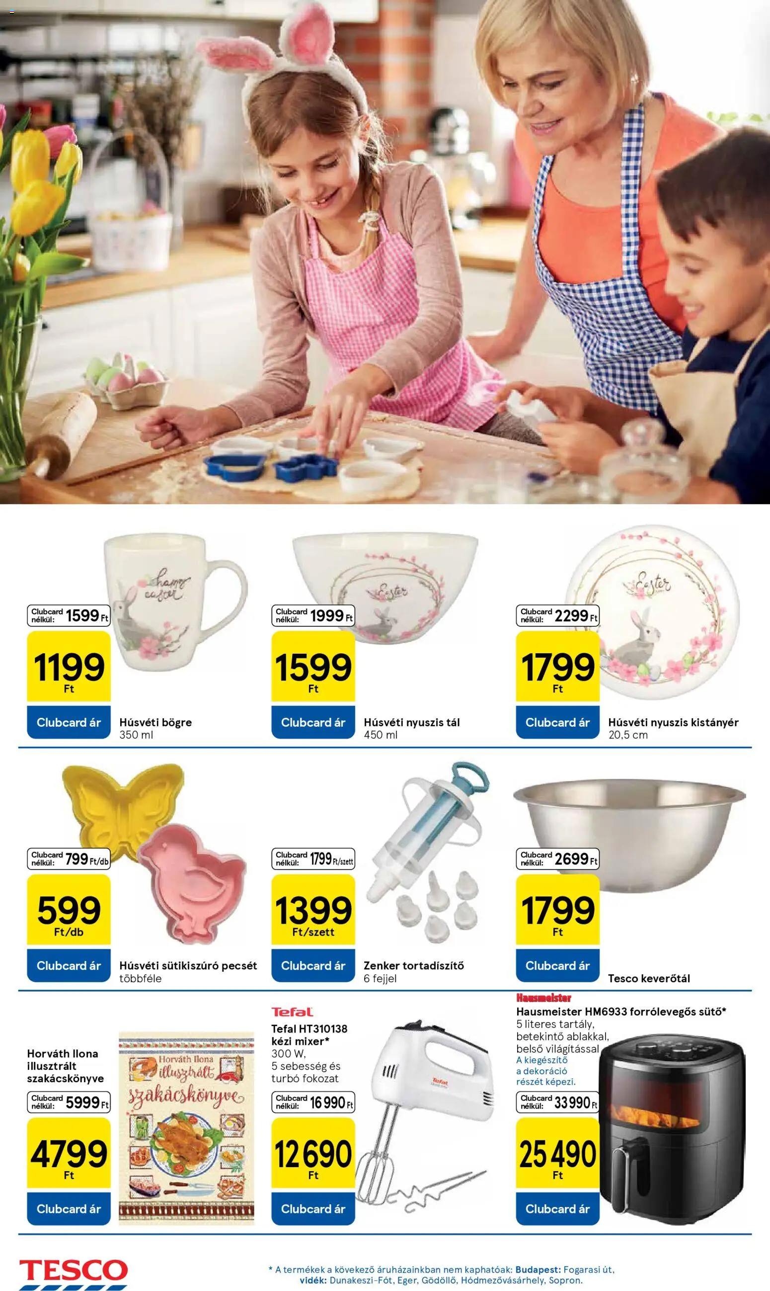 Tesco akciós ujság - amely érvényes a következő dátumtól: 2026.03.31. | Oldal: 36 | Termékek: Tefal, Bögre, Dekoráció