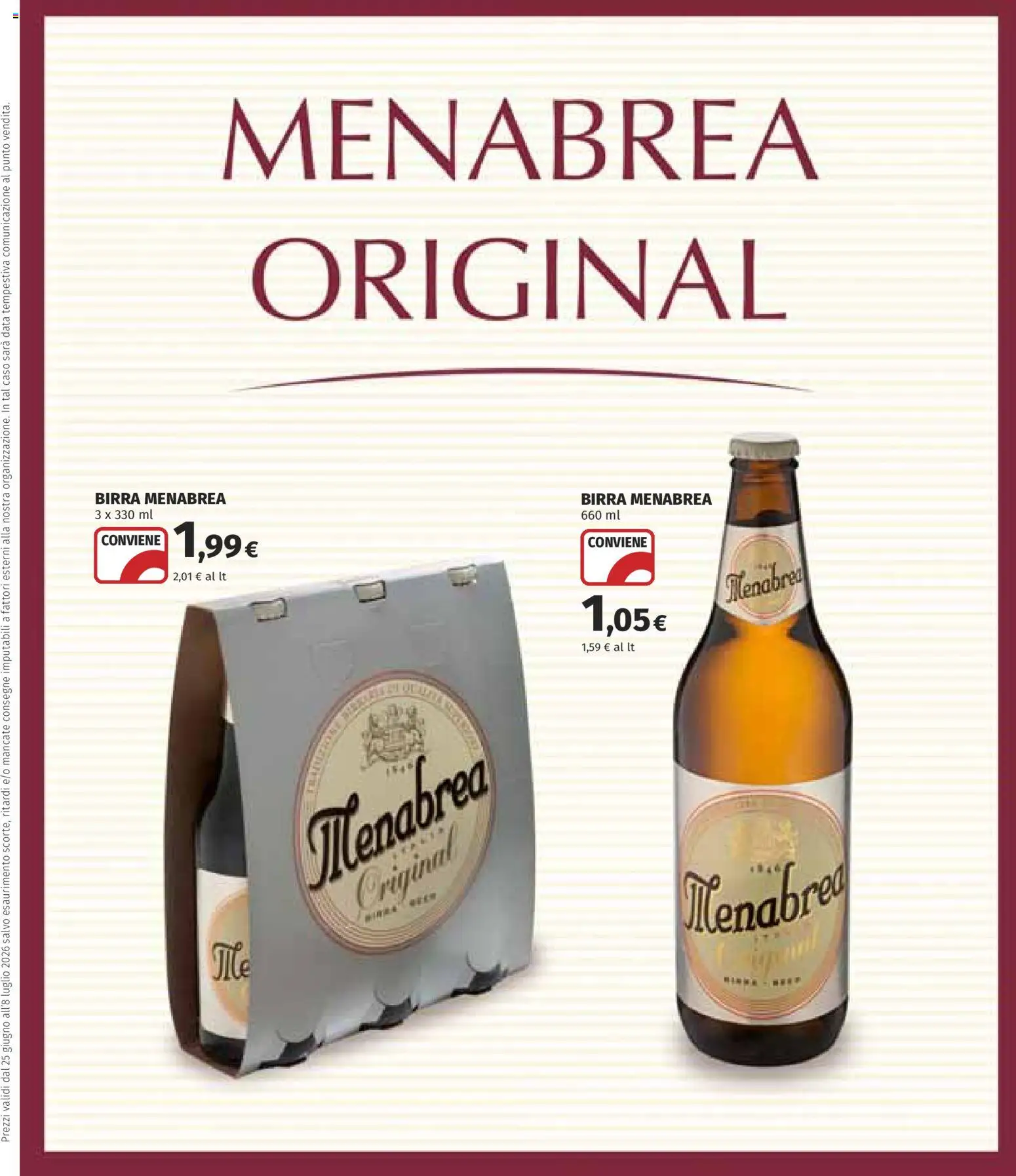 Volantino COOP del 25/06/2026 | Pagina: 33 | Prodotti: Birra, Data
