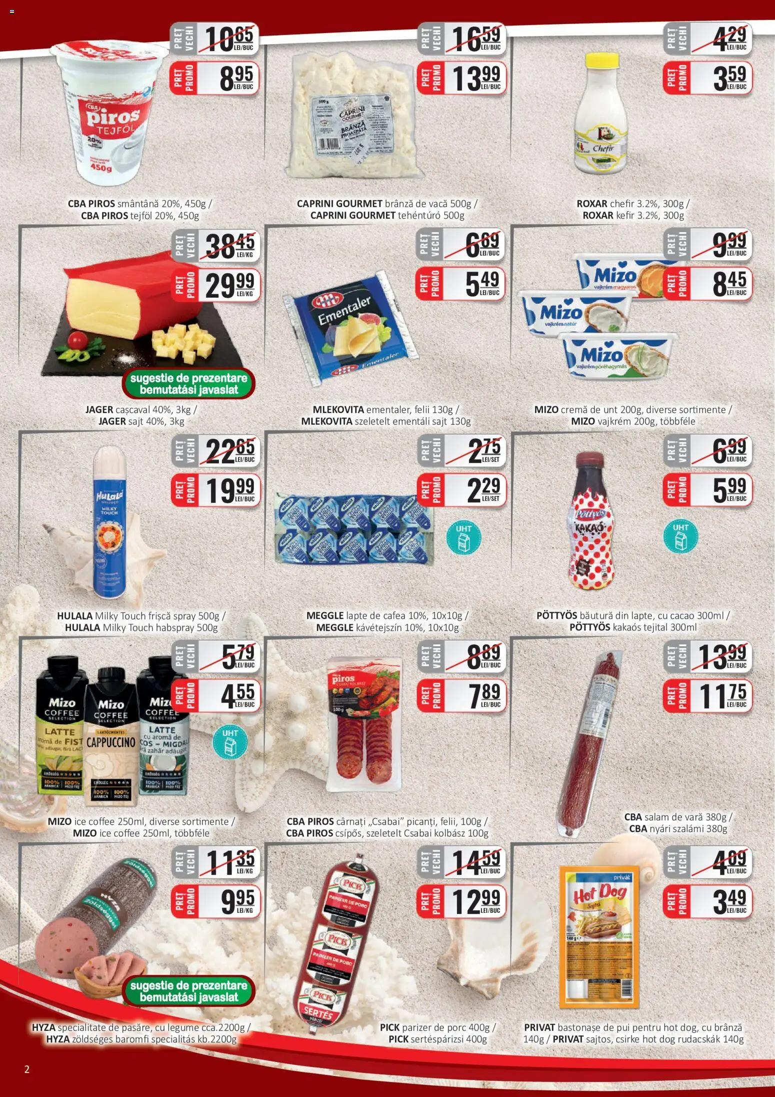 Noul catalog CBA – valabil de la 16.07.2026 | Pagină: 2 | Produse: Hacıyatmaz Kedi Oyuncağı, Salam, Cacao, Legume