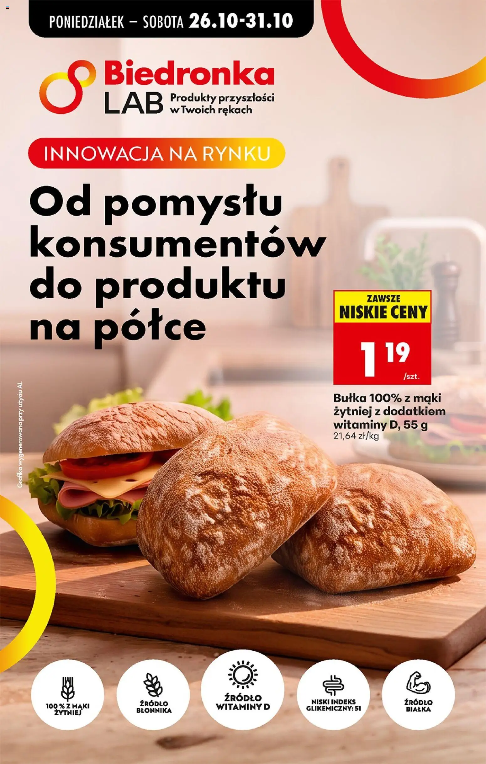 Biedronka Polsko leták - Codziennie niskie ceny od 26.10.2026 | Strana: 49