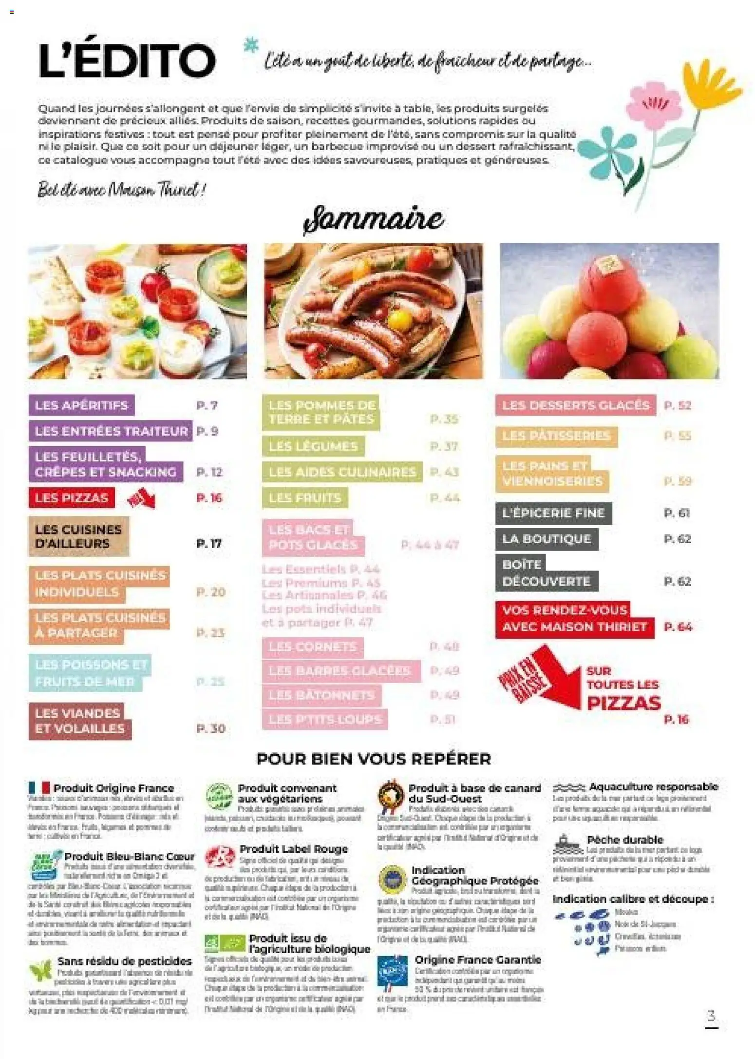 {H1} | Page: 6 | Produits: Glaces, Barbecue, Pommes, Pâtes
