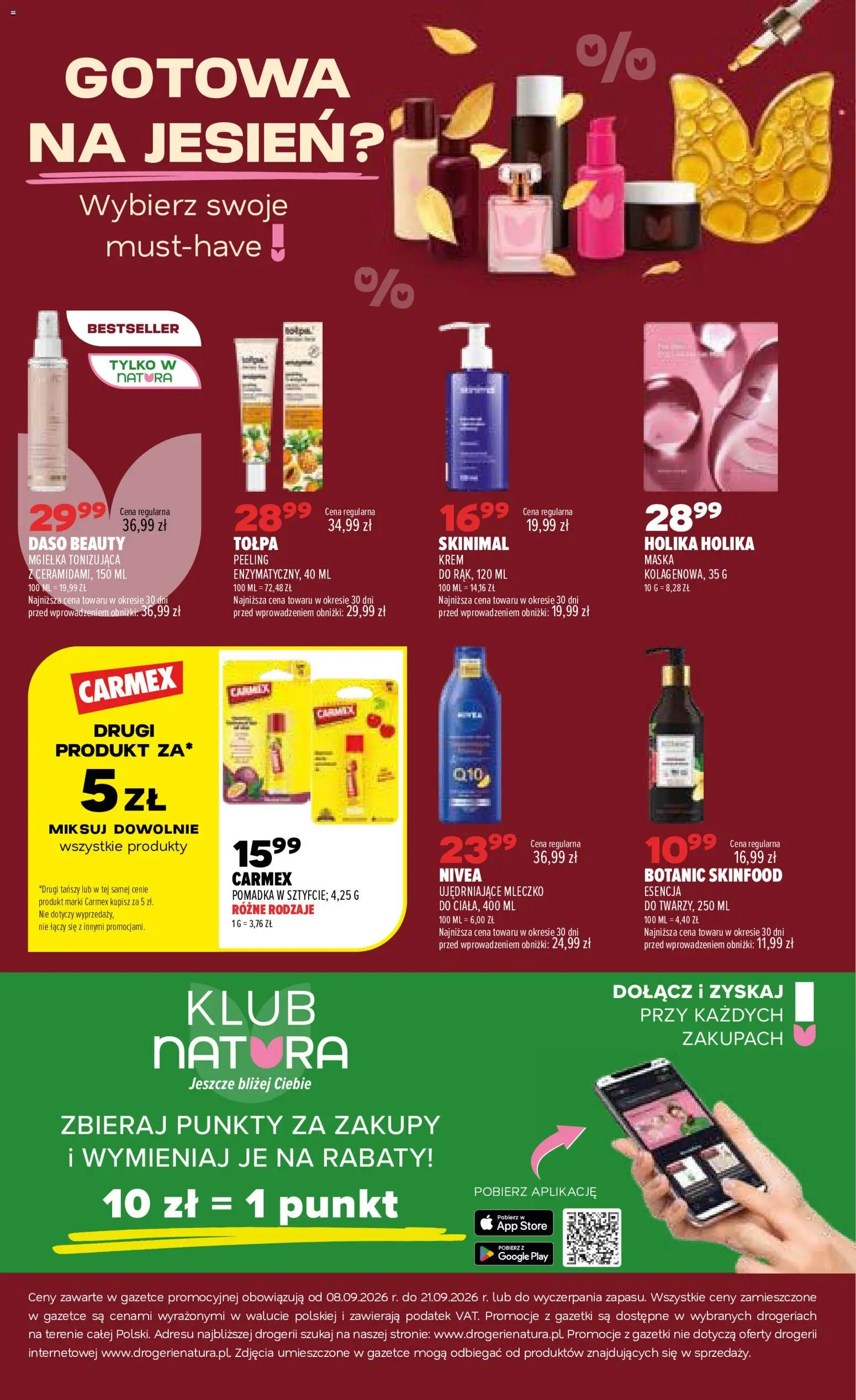 Drogerie Natura gazetka od 08.09.2026 | Strona: 20