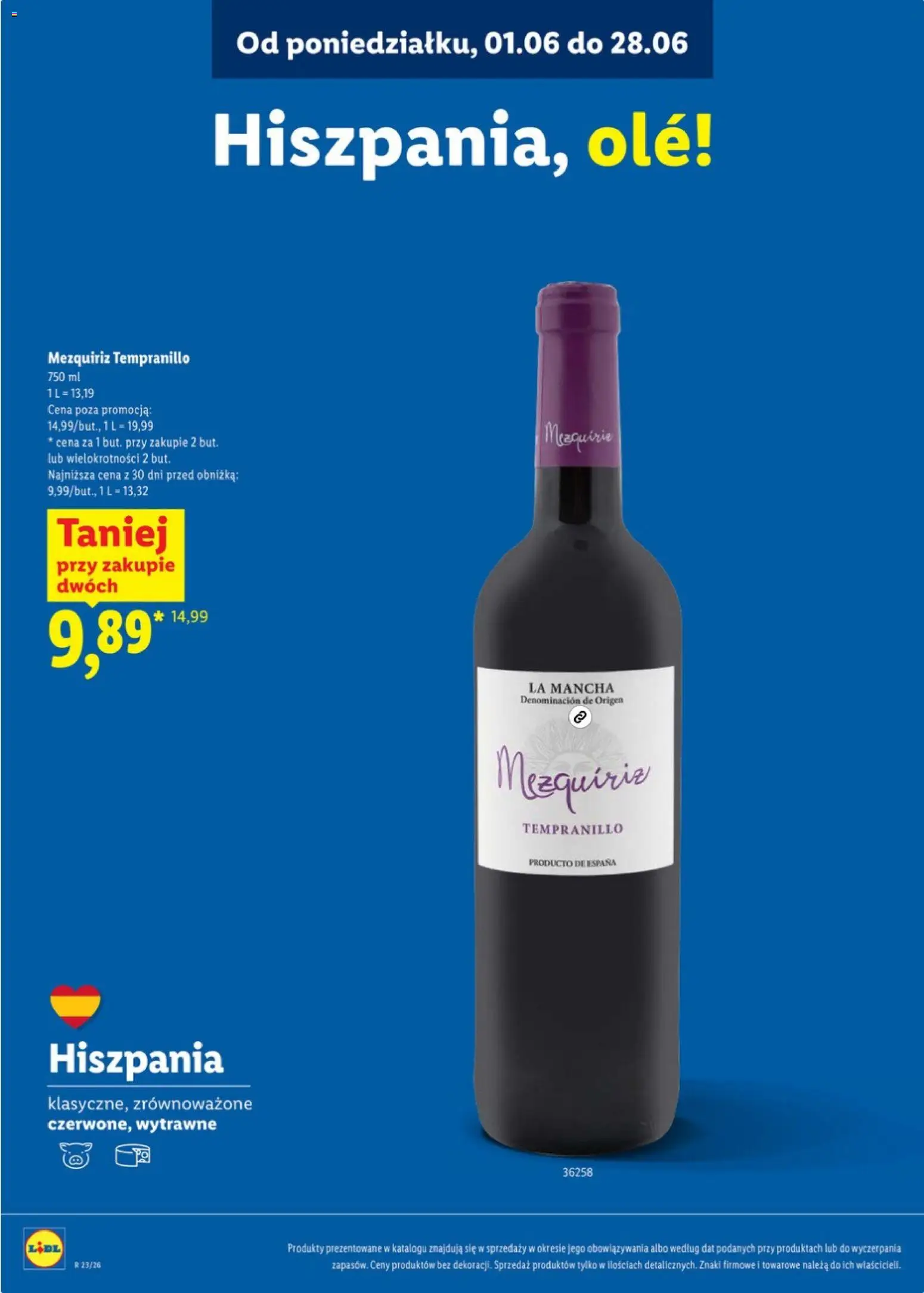 Lidl Katalog karta win od 01.06.2026 | Strona: 21 | Produkty: Wino