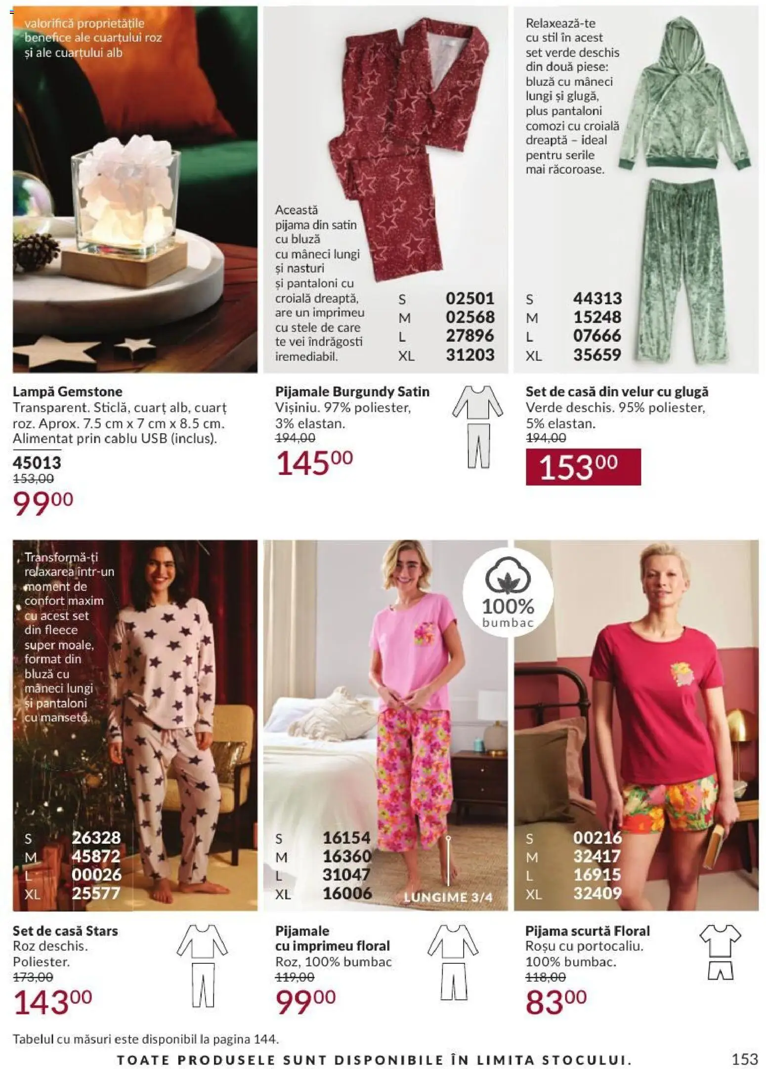Noul catalog Avon – valabil de la 01.09.2026 | Pagină: 153 | Produse: Cablu USB, Lampă, Pijamă, Plus