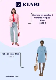 Kiabi - Prévisualisation de Kiabi catalogue Printemps valide à partir de 12.03.2026 | Page: 3 | Produits: Robe, Chemise