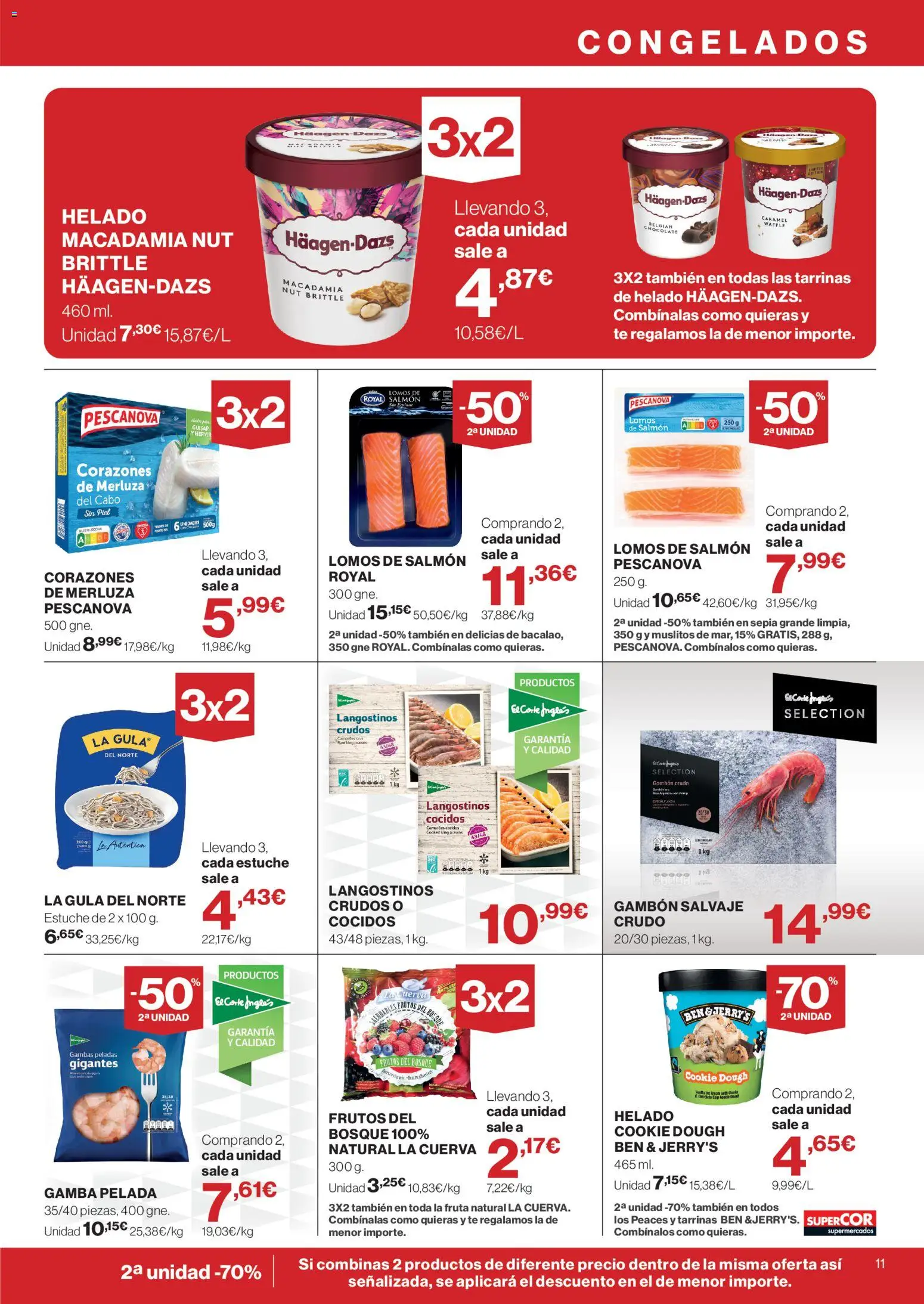 Supercor Canarias │ válido desde el 28/10/2026 | Página: 11 | Productos: Té, Salmón, Langostinos, Cama