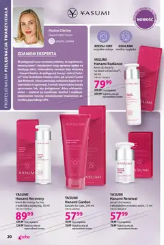 Pogląd oferty "Hebe gazetka - Katalog" - ważna od 04.08.2026 | Strona: 20 | Produkty: Pianki, Body, Krem, Serum do twarzy