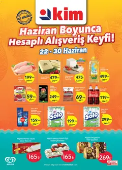 22 Haziran 2026 tarihinden itibaren geçerli olan Kim Market kataloğu önizlemesi