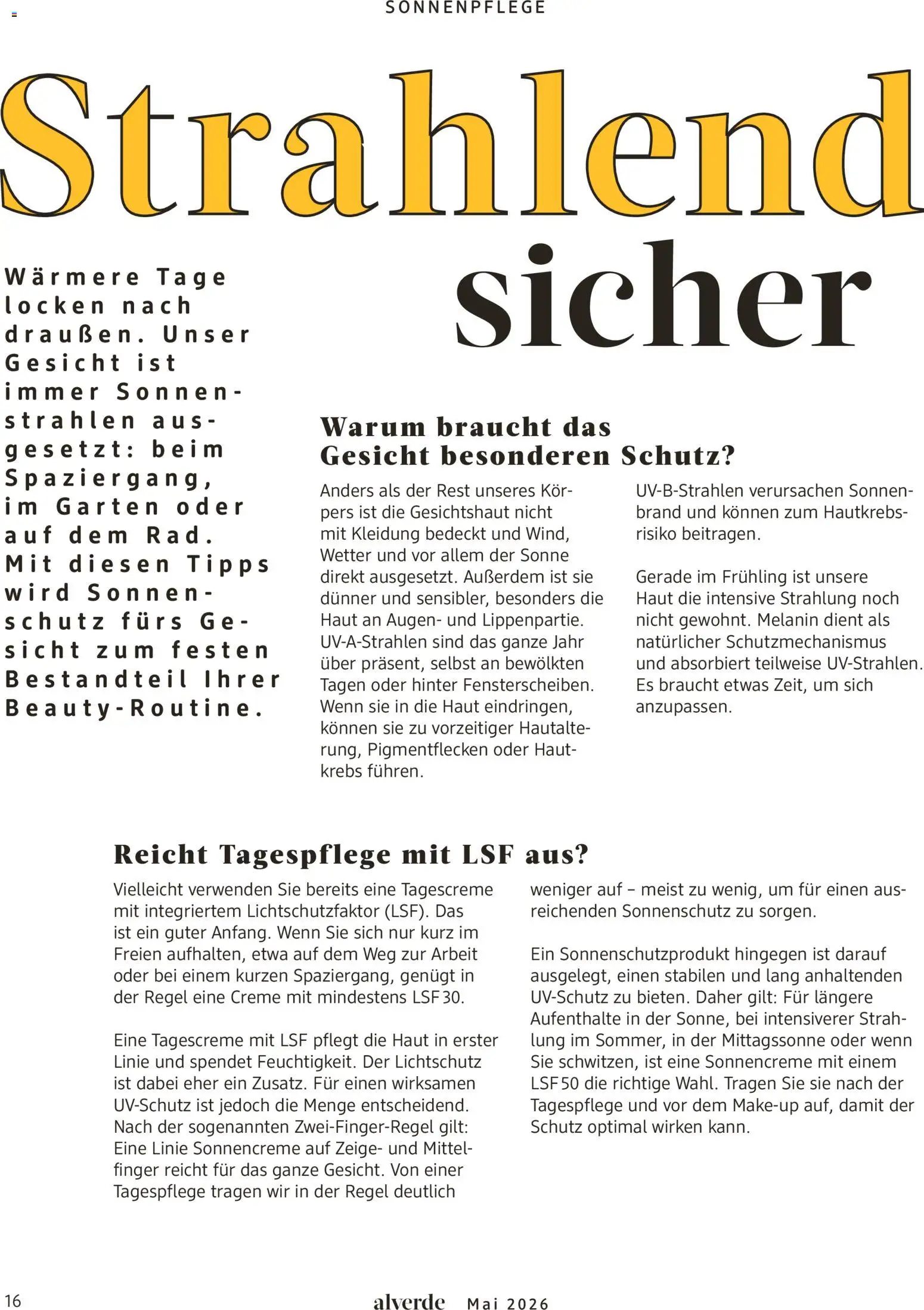 dm drogerie Prospekt 	 – gültig ab 01.05.2026 | Seite: 16 | Produkte: Creme, Sonnencreme, Tagescreme