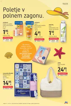 DM Drogerie Markt katalog akcije – veljaven od 01.06.2026 | Stran: 3 | Izdelki: Torba, Brisača, Kos, Voda