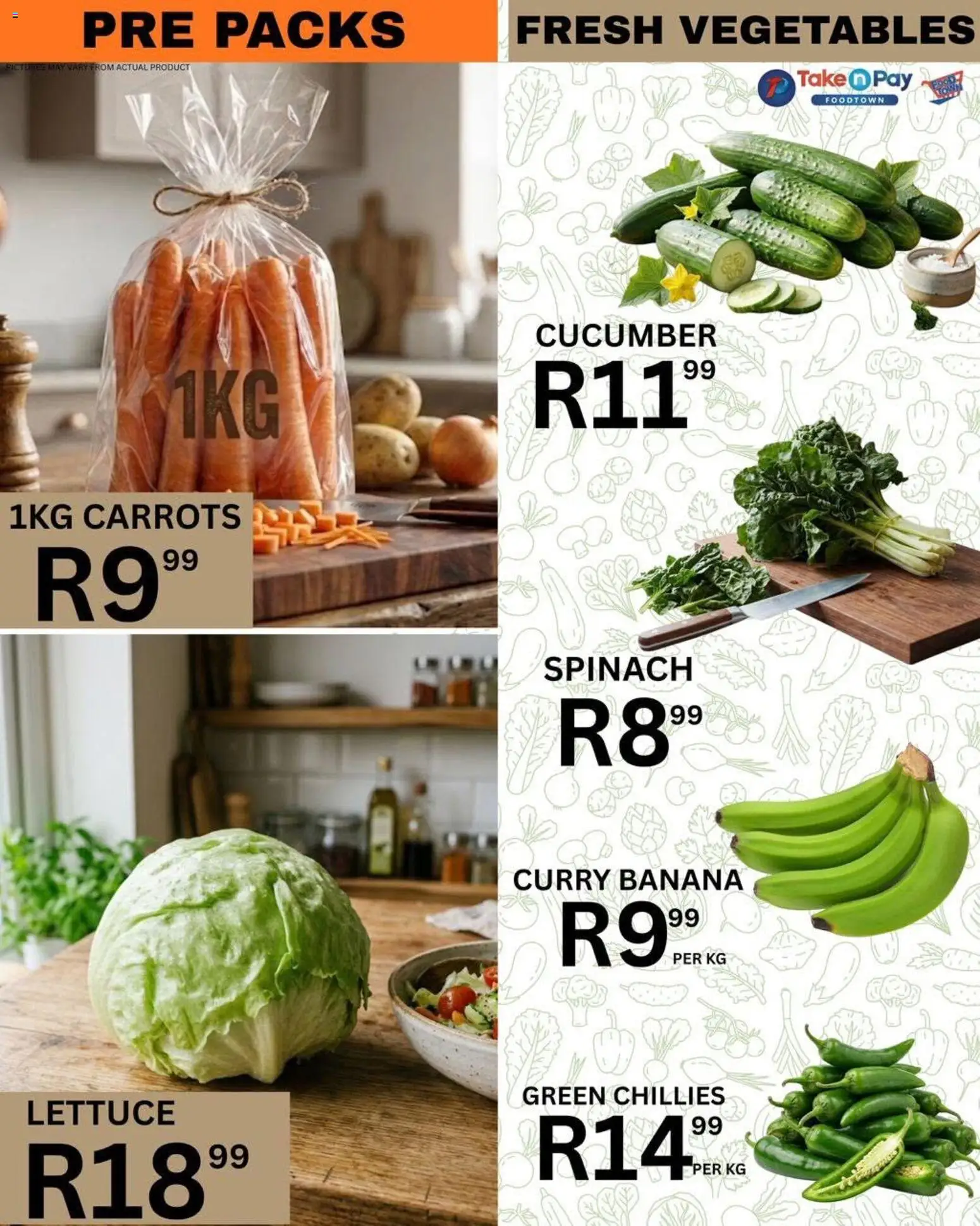 New Take n Pay catalogue – valid from 14.06.2026 | Page: 18 | Products: Carrots, Vegetables, Lettuce