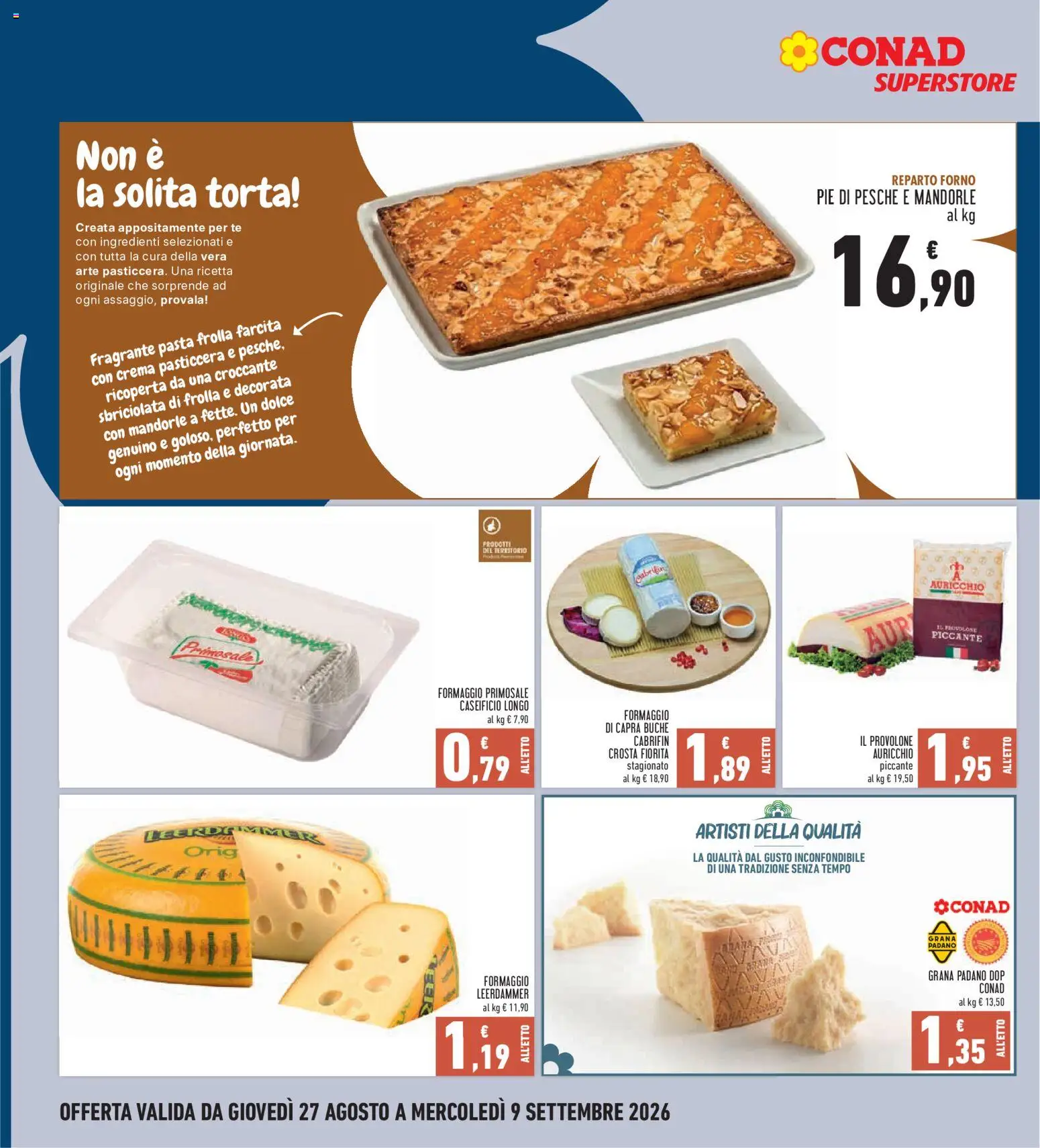 Volantino Conad del 27/08/2026 | Pagina: 8 | Prodotti: Tè, Pasta frolla, Ingredienti, Forno