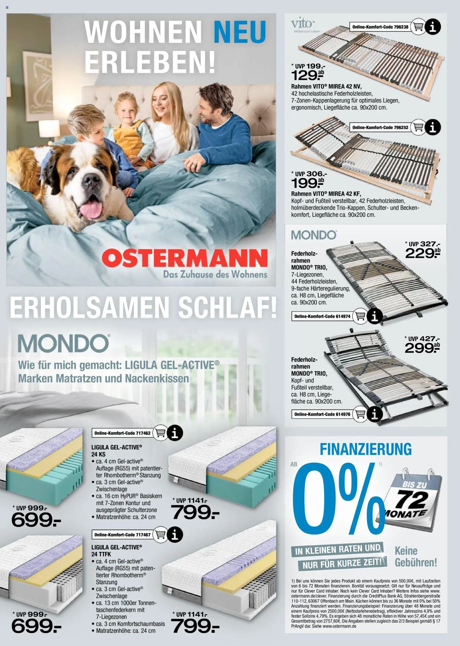 Ostermann Schlafen-spezial – gültig ab 28.05.2026 | Seite: 9 | Produkte: Liege, Kuchen
