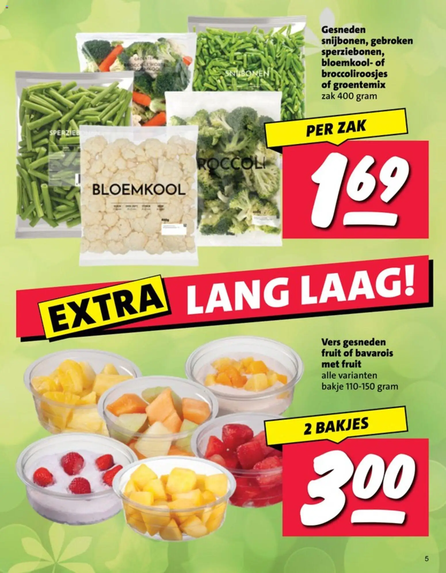 {H1} | Pagina: 5 | Producten: Groentemix, Zak, Fruit, Gesneden fruit