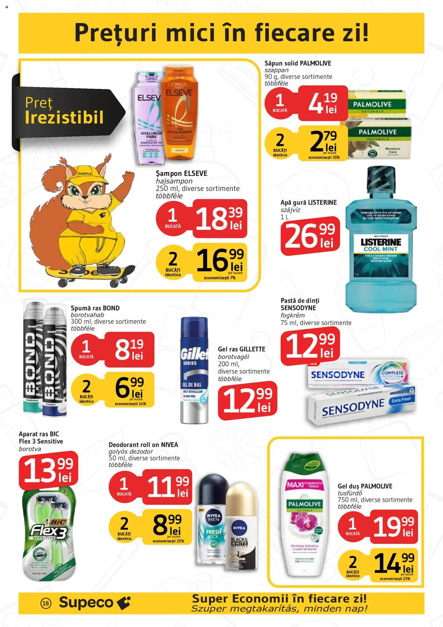 Noul catalog Supeco – valabil de la 06.08.2026 | Pagină: 18 | Produse: Săpun solid, Săpun, Deodorant, Pastă de dinți