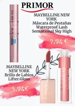 Vista previa Primor folleto válido desde el 11/08/2026 | Página: 5 | Productos: Máscara, Brillo de labios, Máscara de pestañas