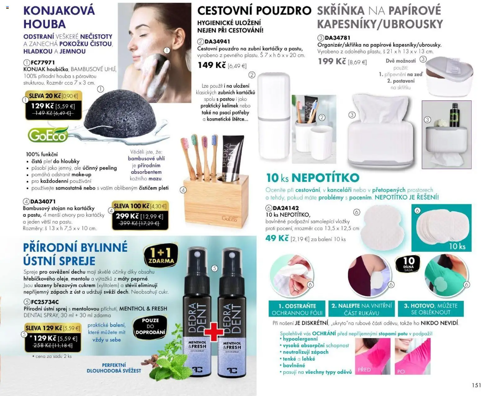 Nové Dedra akcie – leták je platný od 01.08.2026 | Strana: 51 | Produkty: Skrinka, Peeling