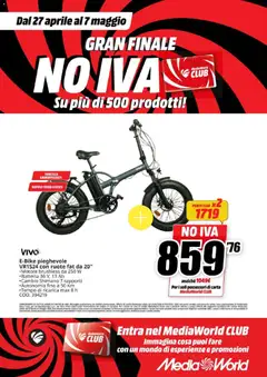 Anteprima del volantino Media World volantino valido a partire dal 27.04.2026 | Pagina: 55 | Prodotti: Disco, Batteria