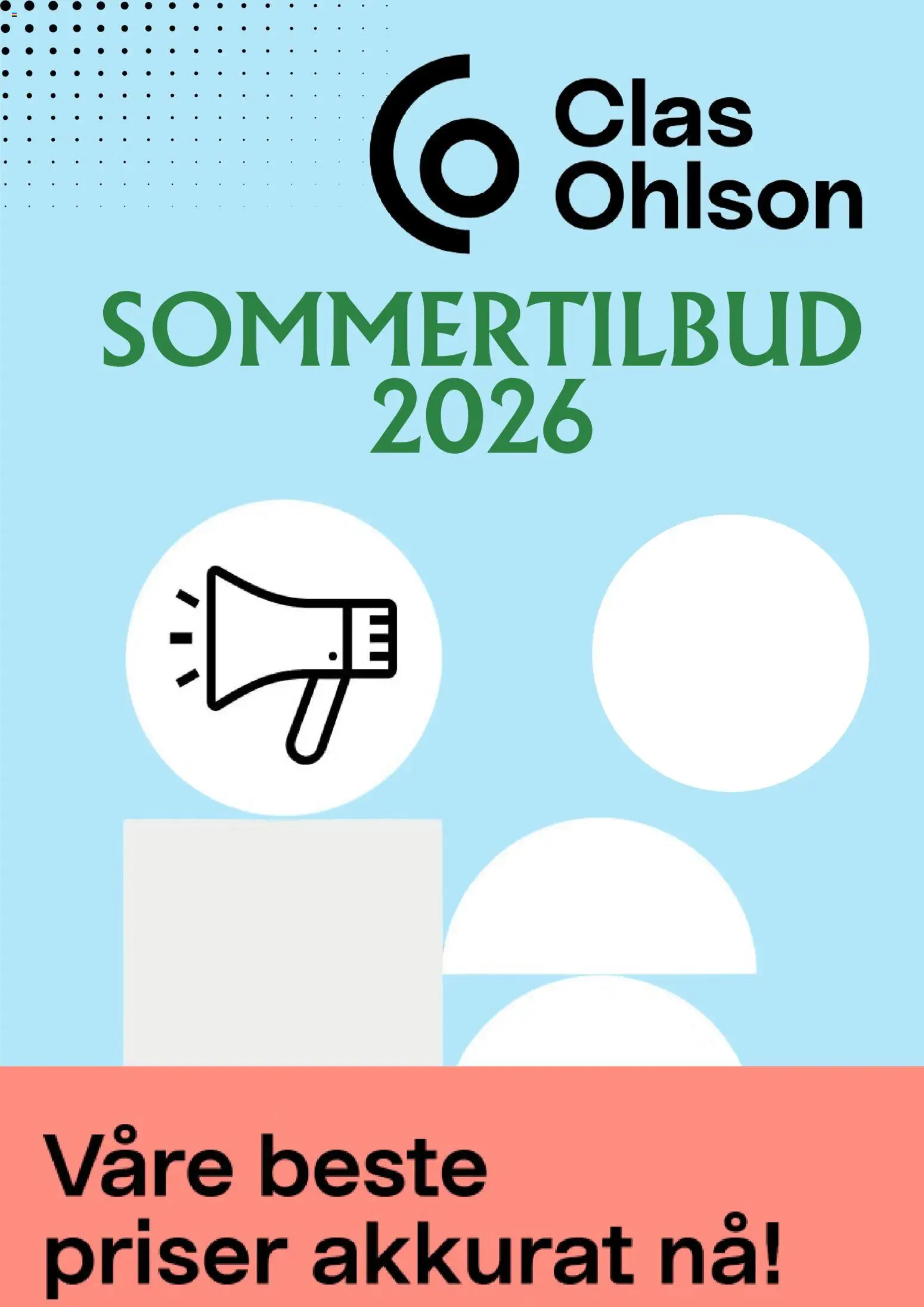 Clas Ohlson kundeavis (22/07/2026 - 28/07/2026) catalogue cover