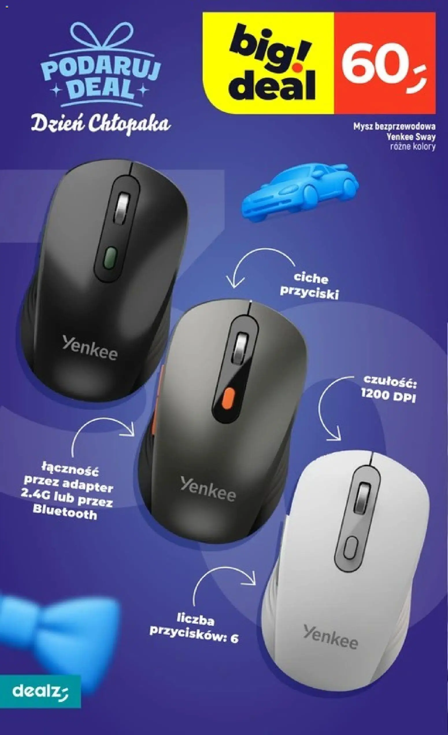 Dealz gazetka od 17.09.2026 | Strona: 54 | Produkty: Mysz, Adapter
