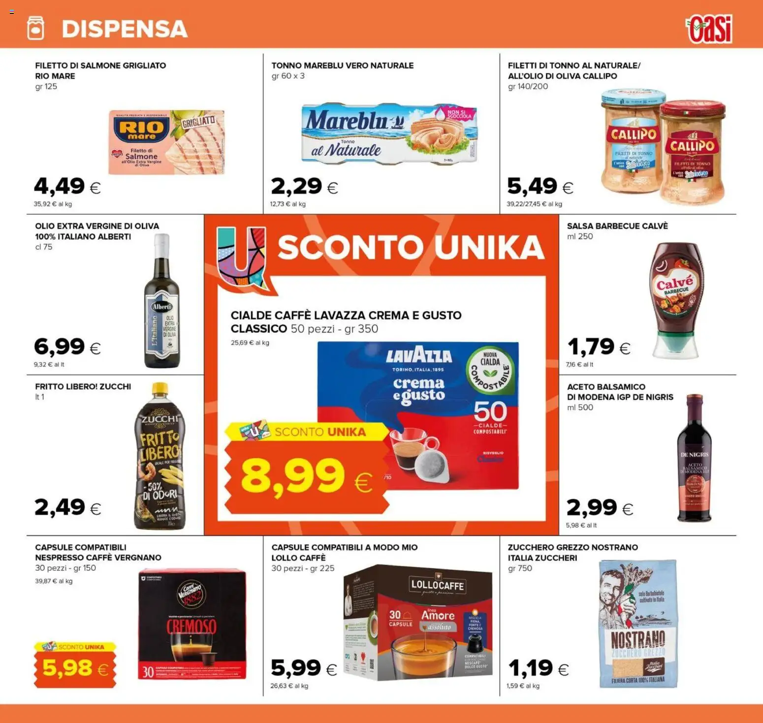 Volantino Oasi del 17/06/2026 | Pagina: 15 | Prodotti: Salmone, Barbecue, Olio, Aceto