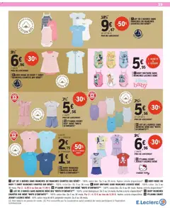 E.Leclerc - Prévisualisation de PYJAMA COURT BÉBÉ BIO "MOTS D'ENFANTS", Pyjama court bébé bio "mots d'enfants". valide à partir de 23/06/2026 | Page: 39