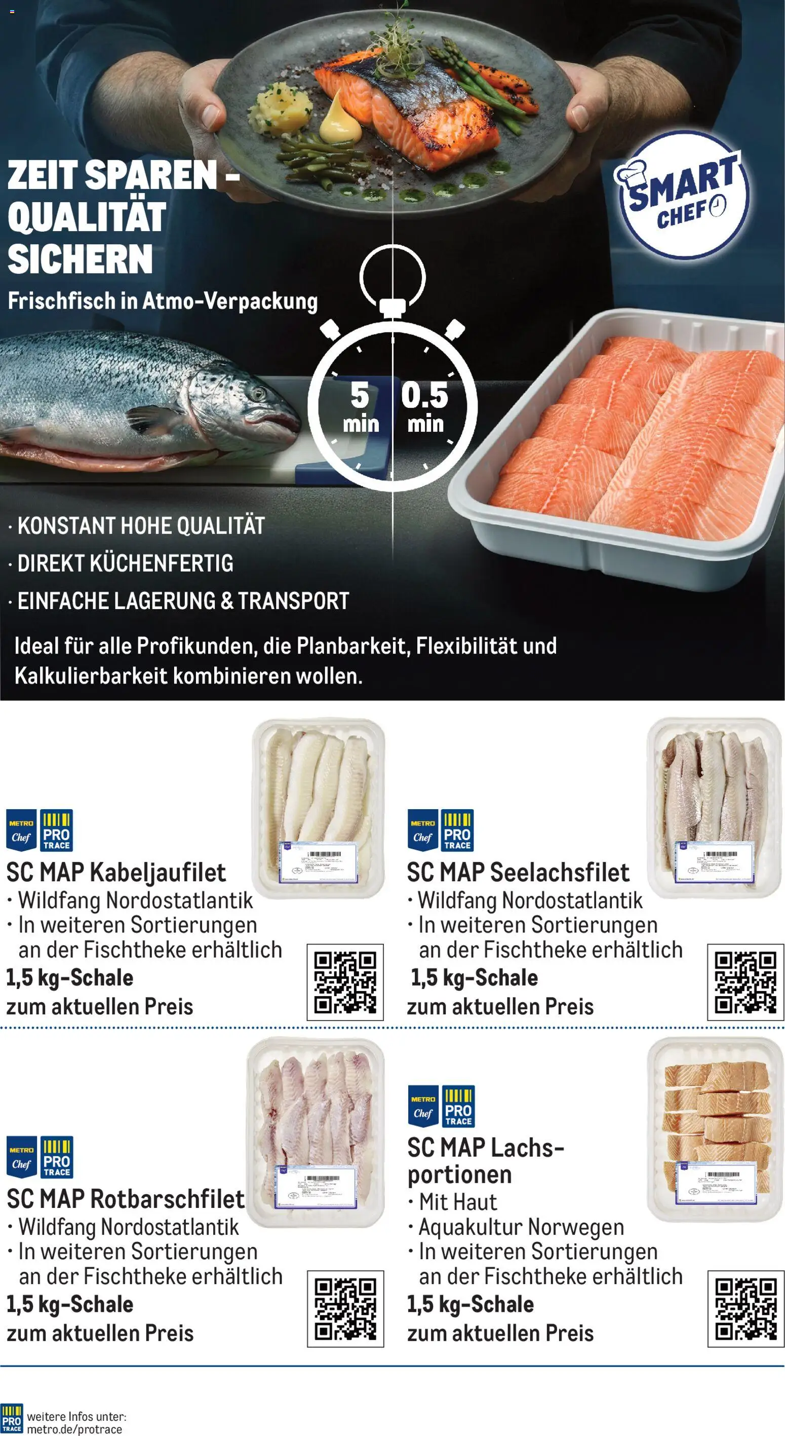 Metro Monats-Menü – gültig ab 01.07.2026 | Seite: 16 | Produkte: Lachs