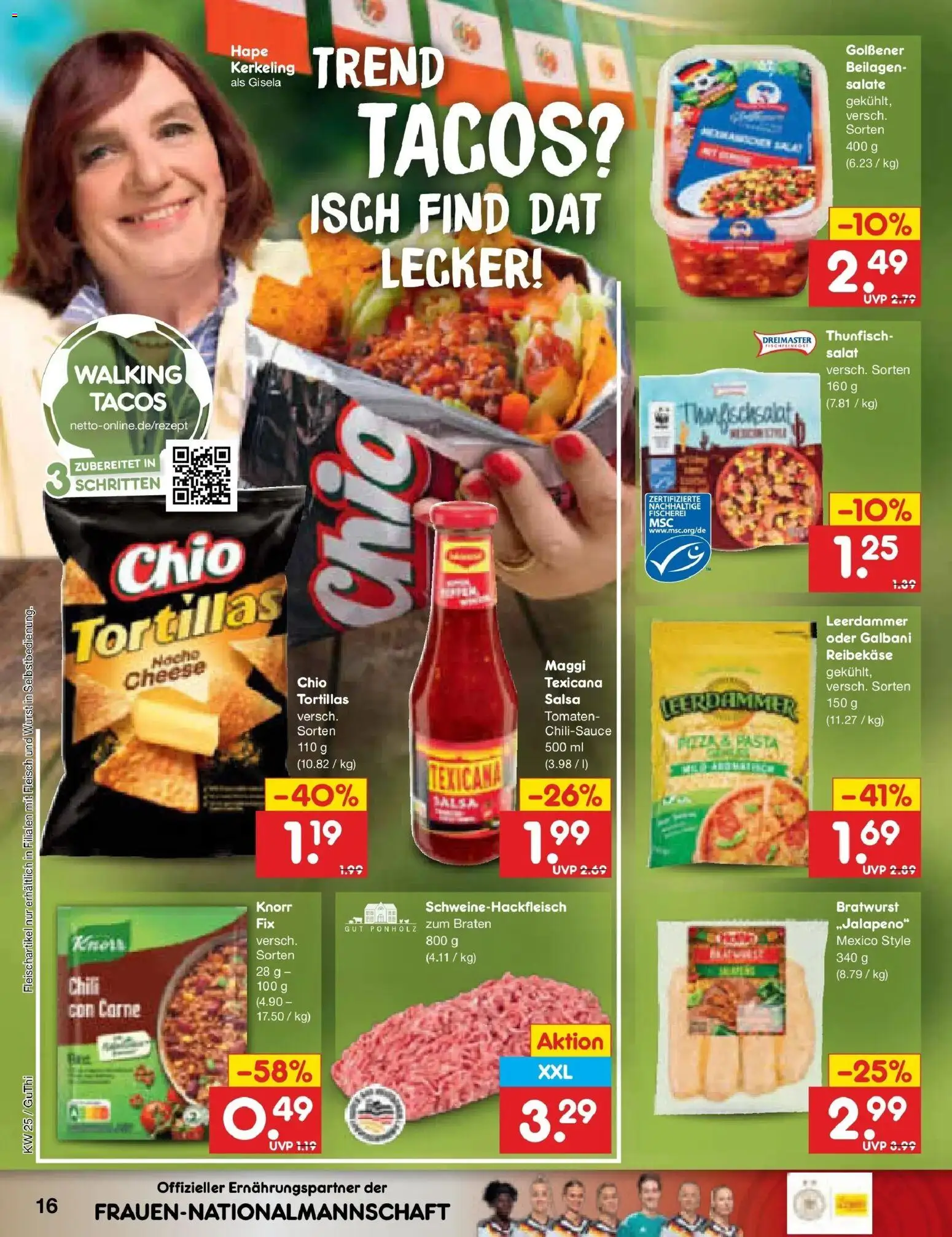 Netto Marken-Discount Prospekt Machern – gültig ab 14.06.2026 | Seite: 20 | Produkte: Tomaten, Leerdammer, Pasta, Reibekase