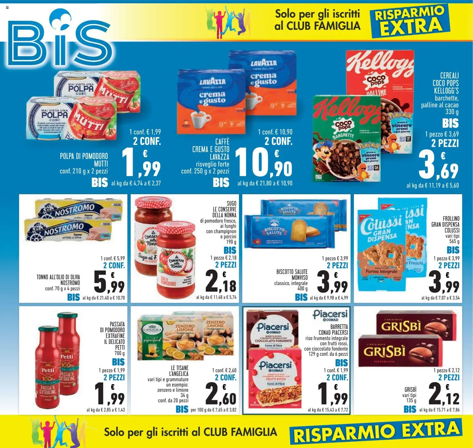 Volantino Conad del 08/10/2026 | Pagina: 4 | Prodotti: Caffè, Passata di pomodoro, Barretta, Mutti