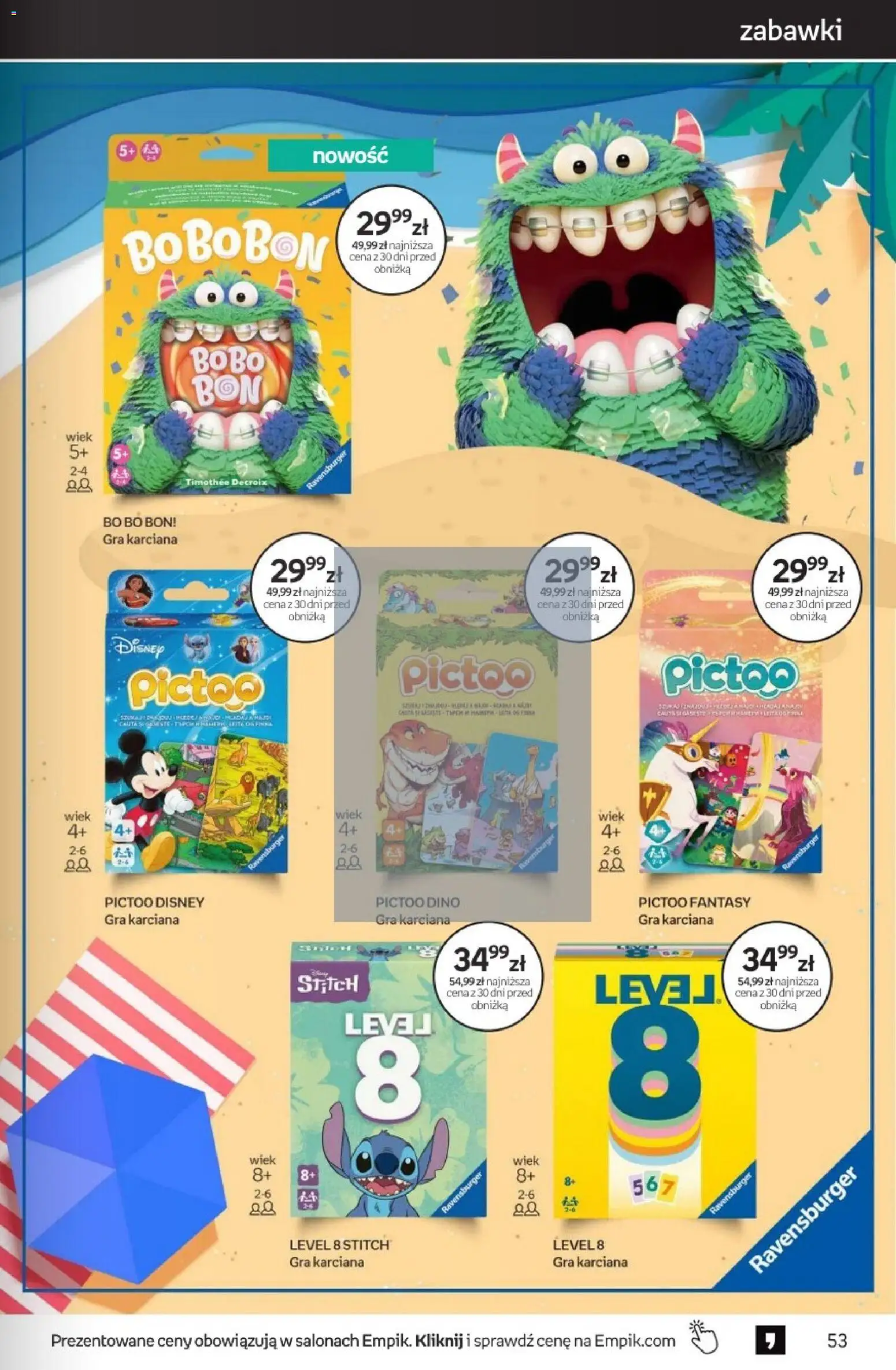 Empik promocje - Tom kultury Zabawki od 15.07.2026 | Strona: 3 | Produkty: Gra