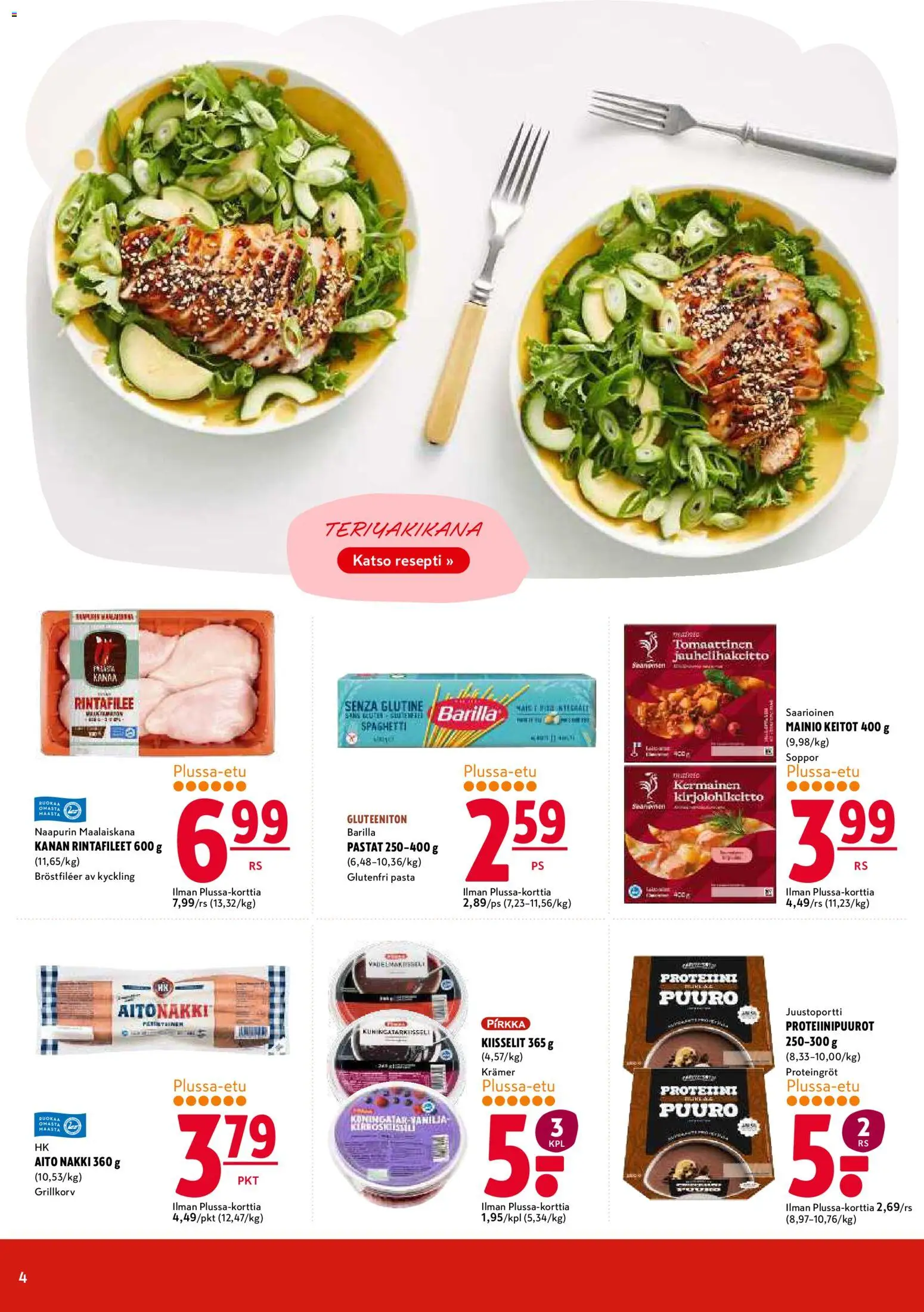 K-Citymarket tarjoukset – voimassa 03/09/2026 alkaen | Sivu: 4 | Tuotteet: Pasta