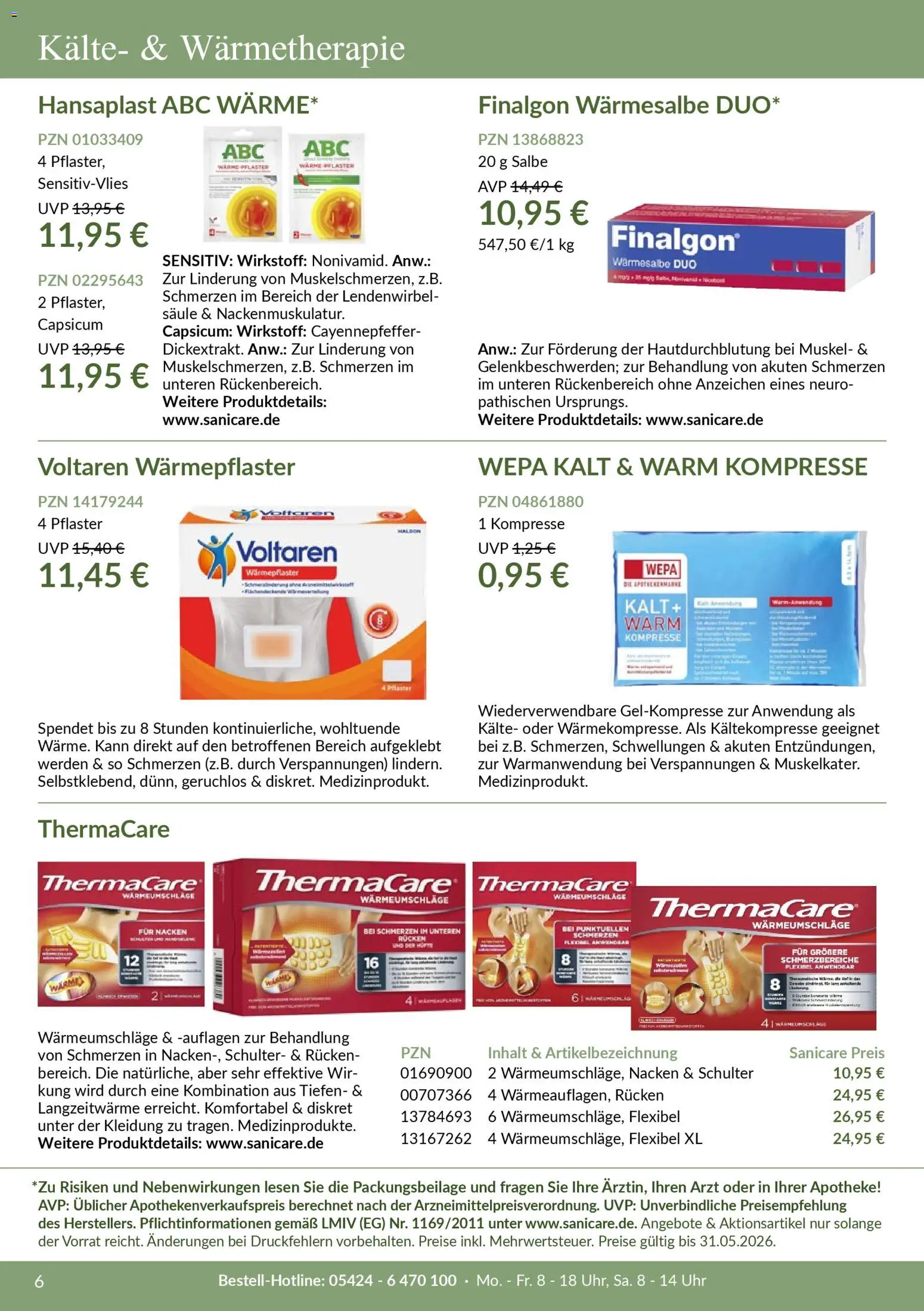 Sanicare Rheuma Katalog 2026 – gültig ab 20.03.2026 | Seite: 7 | Produkte: Uhr