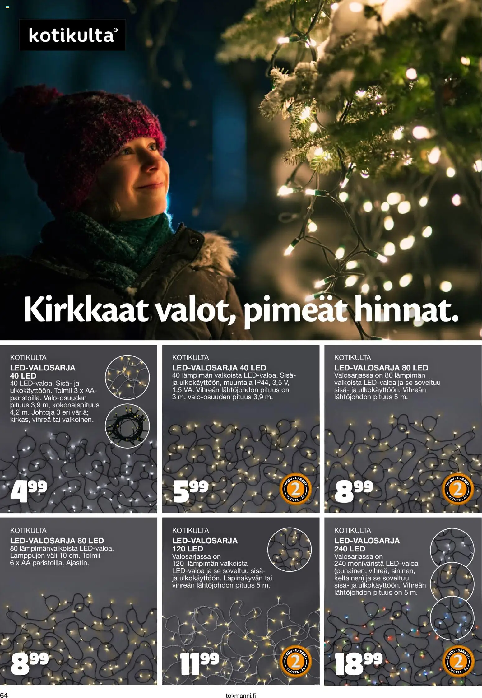 Tokmanni Joulukuvasto 2026 – voimassa 26/10/2026 alkaen | Sivu: 64