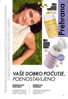 Oriflame katalog akcije – veljaven od 24.06.2026 | Stran: 75 | Izdelki: Prehranska dopolnila