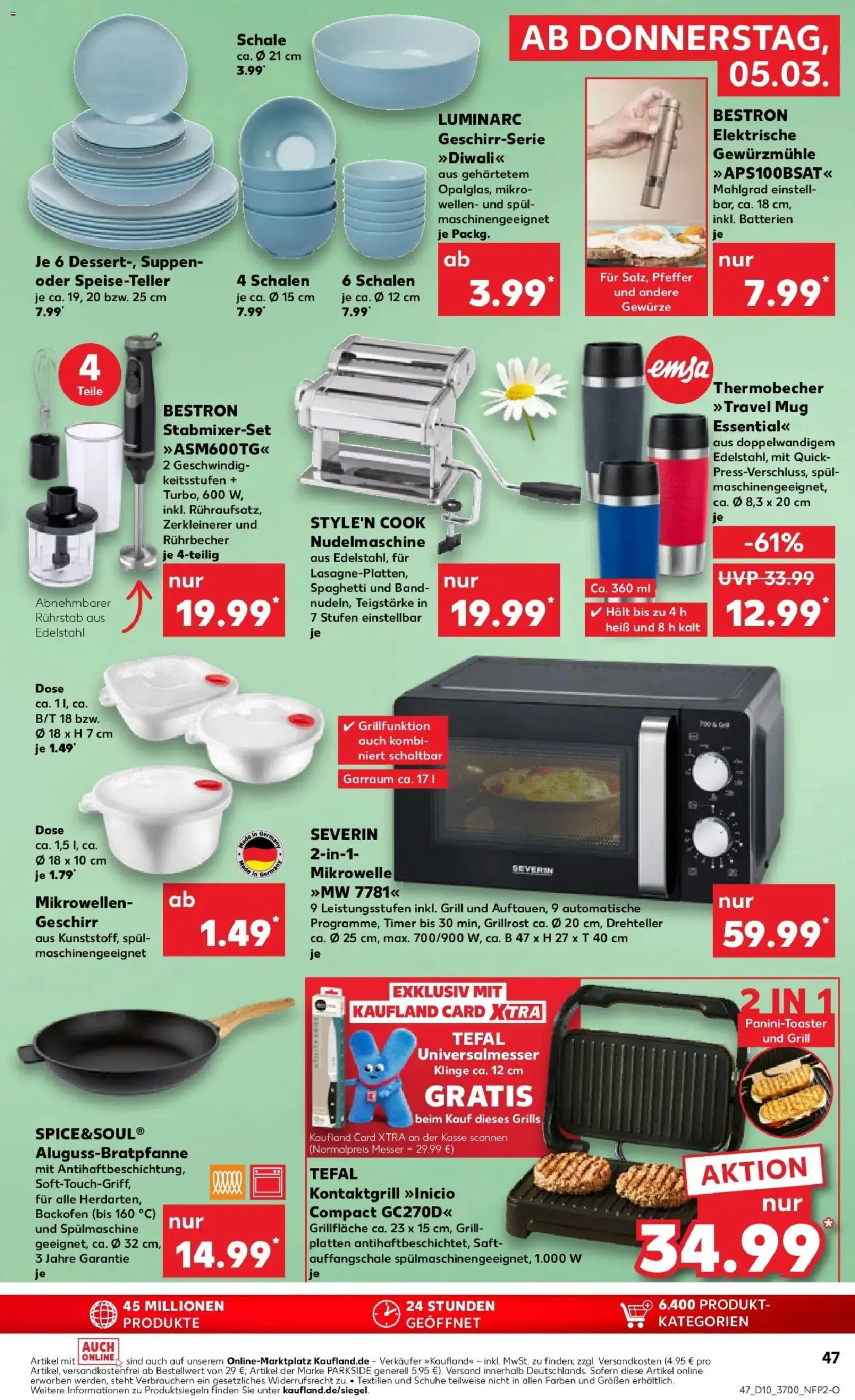 Kaufland Prospekt Leipzig	 – gültig ab 05.03.2026 | Seite: 47 | Produkte: Mikrowelle, Batterien, Gewürze, Saft